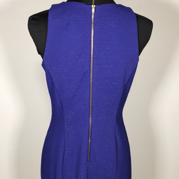 Gabby Skye Purple Sparkle Dress Sz 6 - Picture 7 of 10